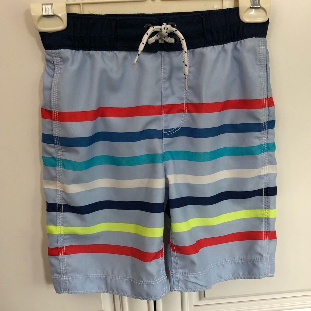 GAP stripe boys swim trunks